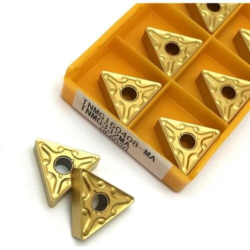 High quality TNMG160408 MA UE6020 External Turning Tool Carbide Insert For Stainless Steel TNMG 160408 lathe tools