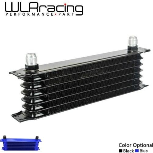 WLR RACING - UNIVERSAL 7 ROW AN- 10AN UNIVERSAL ENGINE TRANSMISSION OIL COOLER TRUST TYPE WLR5107