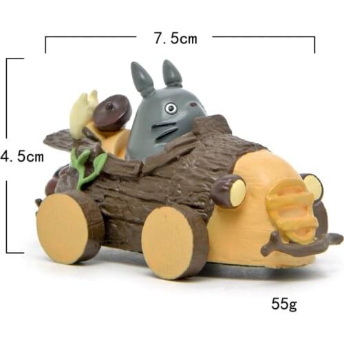 1Pc Anime My Neighbor Action Figures Totoros Nut Car Cartoon Miniature Figurines Toys Landscape Crafts Decoration Model Gifts