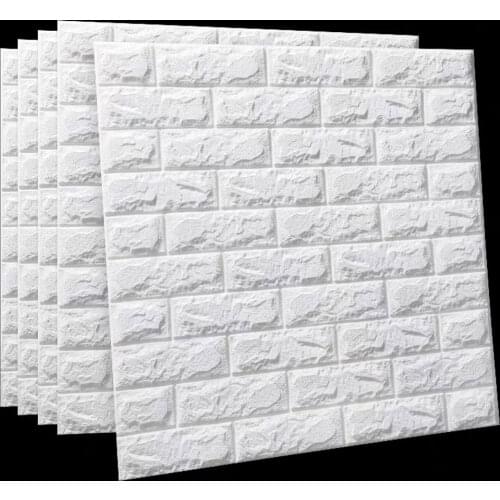 10PCS Brick 3D Wall Sticker DIY Wall Panel Self adhesive Wallpaper For Living Room Kitchen TV backdrop Wall Bedroom Home Decor