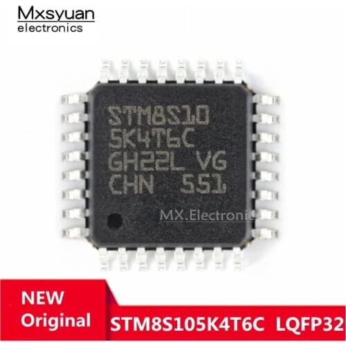 10pcs/lot STM8S105K4T6C STM8S105 LQFP32 New Original