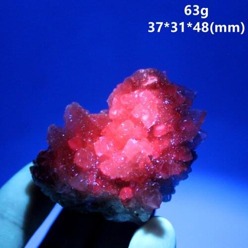 100% natural Fluorescent calcite mineral specimen stones and crystals healing crystals quartz gemstones