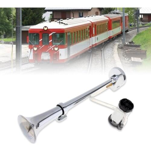 12V Car Air Horn 150DB Super Loud Universal Horn Single Trumpet Compressor Horn For Car Truck Boat Motorcycle