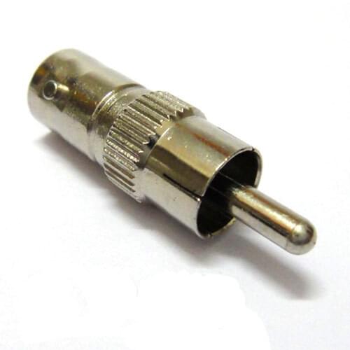 50pcs x BNC Female to RCA Male Adapter Video Connector for cctv camera