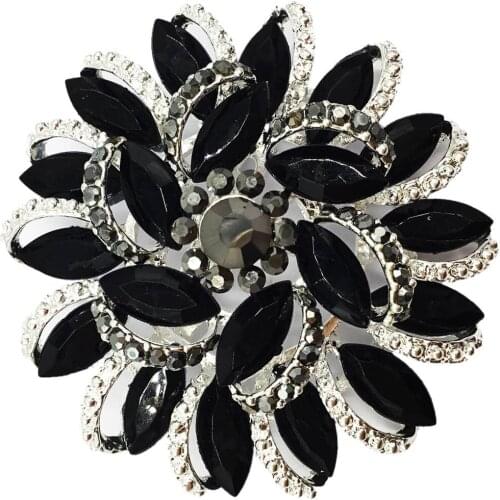 Aczuv Black Brooches For Clothes