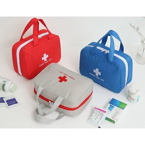 Thickened Medicine Cabinet Family Portable Storage Bag Box Multifunctional Layered Medicine Cabinet Medicine First Aid Kit