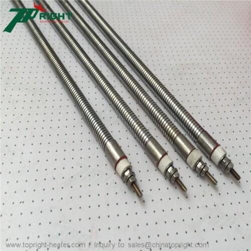 Dia.8.5X650mm 220v650w resistance tubular flexible heater
