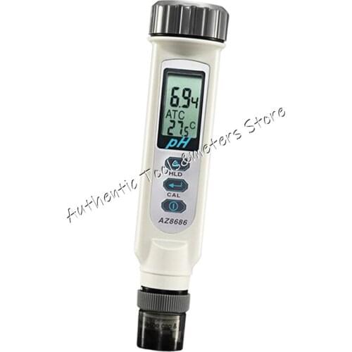 AZ-8686 Big LCD Dual Display Pen PH and Temp Meter Tester AZ8686