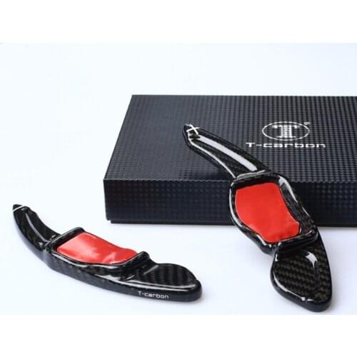 Carbon steering wheel DSG paddle shifters for Skoda Octavia Rs 2018 Paddle Gearbox Car Accessories Covers