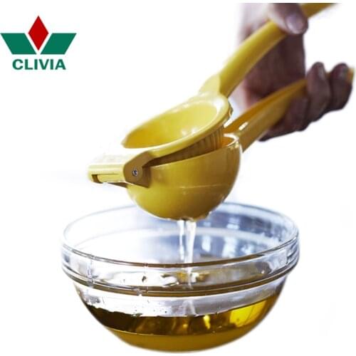CLIVIA Useful lemon squeezer Hand Press Manual Juicer Orange Lime Squeezer Aluminum alloy fresh juice tools HL-1