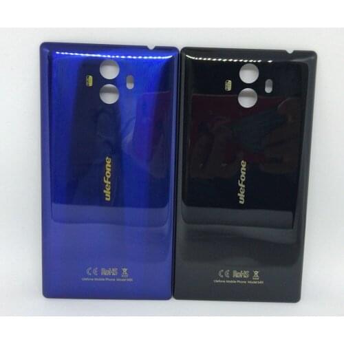 New For Ulefone Mix Cellphone Replace Battery Housings Back Case Blue Black Replace Cover