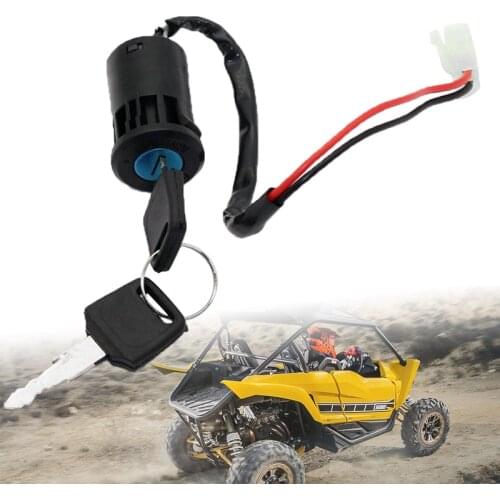 ATV Motorcycle Ignition Switch With 2 Keys Motorbike 2 Wires Ignition Key Switch For Honda Pocket Go Dirt Bikes Scooter U Ks51