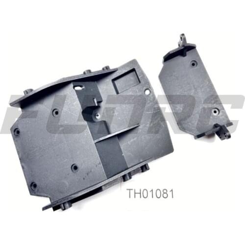 Plastic Front and Rear Equipment Boards for Traction Hobby 1/8 KM5 Crawler Model Vehicle Refit Upgrade Accessories RC Car Parts