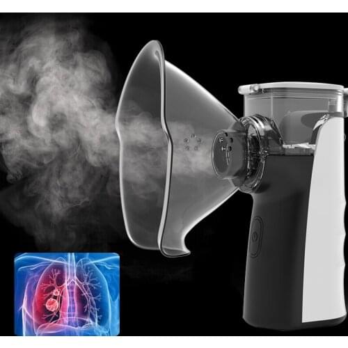 Handheld Portable Autoclean Inhale Nebulizer Humidifier Atomizer Silent Atomization Asthma Kid Cough Inhaler Nebuliser Inhalator