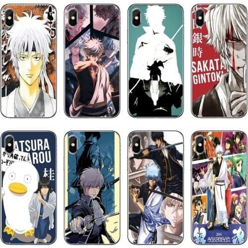 Gintama anime Transparent Phone Case For iPhone 12 11 Pro Max Mini XS Max XR X 8 7 Plus 6 6S Plus 5 5S SE 2020