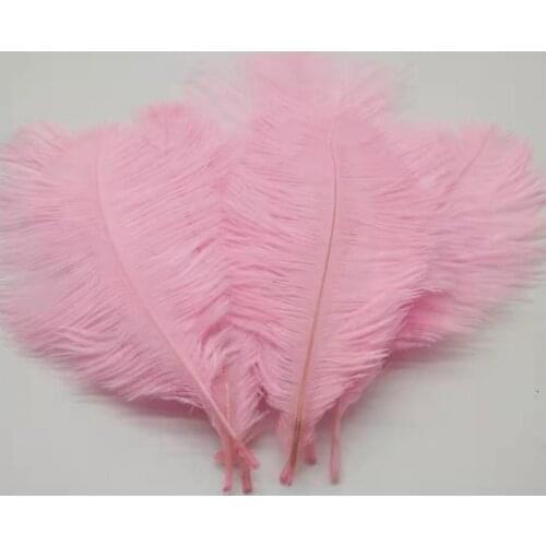 100pcs/lot 20-25cm ostrich feathers for craft wedding party supplies Carnival dancer decoration plumas for DIY decoration