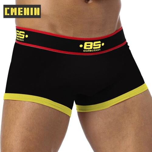 Lingeries CMENIN Cotton Letter Breathable Sexy Men Underwear Boxer Shorts Popular Mens Underwear Mens Boxershorts Underware