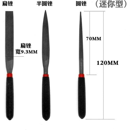 High quality model files 3pcs one set Metal mini-plastic middle mesh mixed steel Woodworking grinding small file NO.D0896