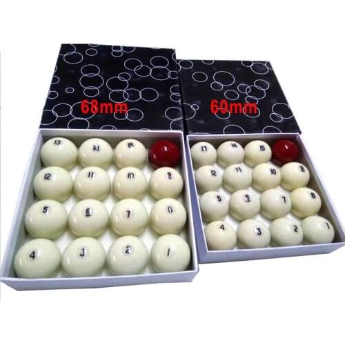 Xmlivet New Complete Set of Russian Billiard balls 68mm Pool game Resin CUE balls for Russian billiards High Quality