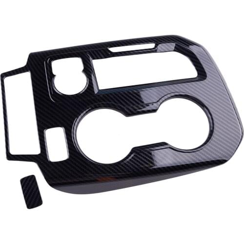 1 SET Car ABS Plastic Print Interior Gear Shift Frame Cover Trim LHD fit for Chevrolet Blazer 2019 2020