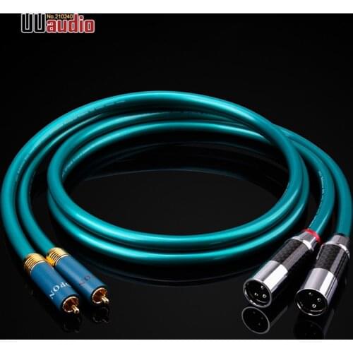1Pair HIFI RCA to XLR Audio Cable / 8N OCC Ortofon AUDIO CABLE