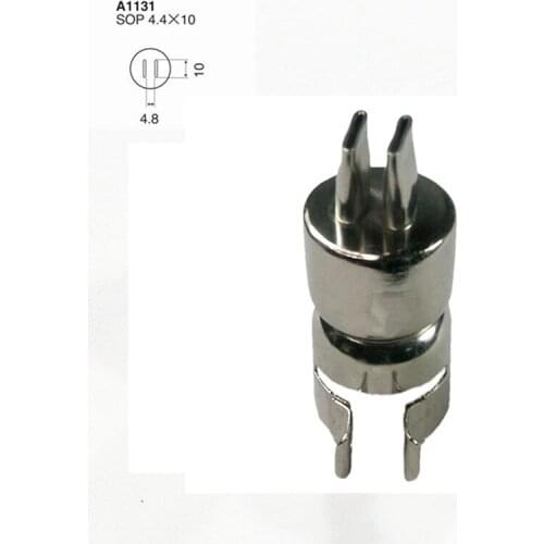 1Pcs 4.4 * 10MM SOP Package Nozzle A1131 Hot Air Gun Nozzle 850 852 852D + 862d + Demolition of Welding Wind Mouth BGA Wind Tsui