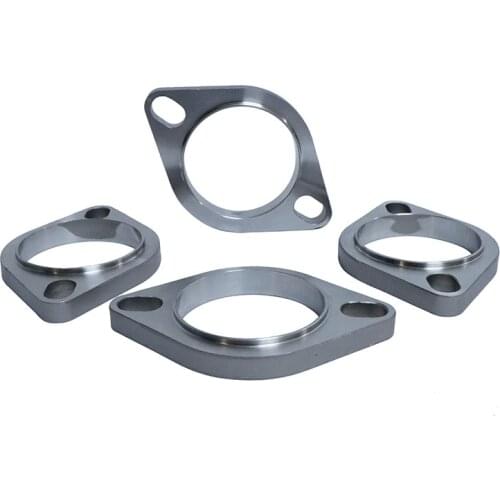 1pcs car Accessories accessories Universal stainless steel exhaust muffler flange exhaust pipe connection 51mm 63mm 76mm joint