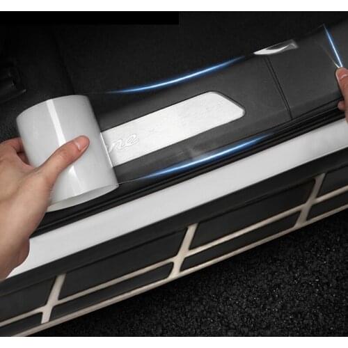 3m Automobiles Trunk Door Sill Body Vinyl Accessories Car Stickers Auto Interior Protector Film Door Edge Protective Glue for