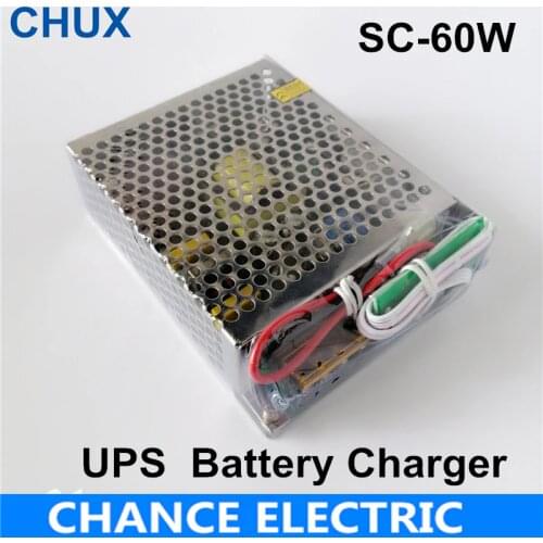 60W 12V 5A Universal AC UPS Charge Function Monitor Switching Power Supply 13.8v Battery Charger (SC-60-12)