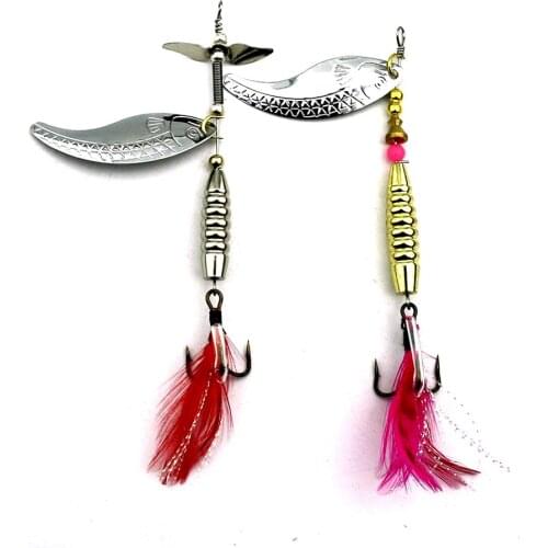 9.7cm 15g New Sequin Spoon Wobble Hook Fishing Lures Spinner Baits Fishing Baits Swimbait Fishing Tackle Accessories