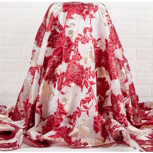 Lace Fabric Mint Green Frence Tulle Lace 2021 African Gilded Laces Fabric Flower Gilding Jacquard Tissue Dress For Women A2394