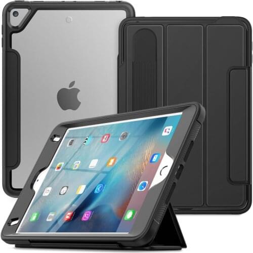 Case for iPad Mini 5 4 3 2 Case TPU Acrylic Back Cover with Stand Auto Sleep Smart Cover for iPad Mini4 mini5 Funda