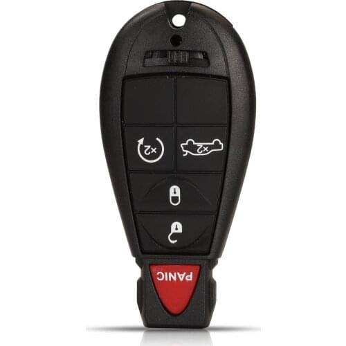 Bilchave 5 Buttons For Jeep Grand Cherokee For Chrysler Town Country For Dodge Magnum Durang Fob Remote Key Shell Case