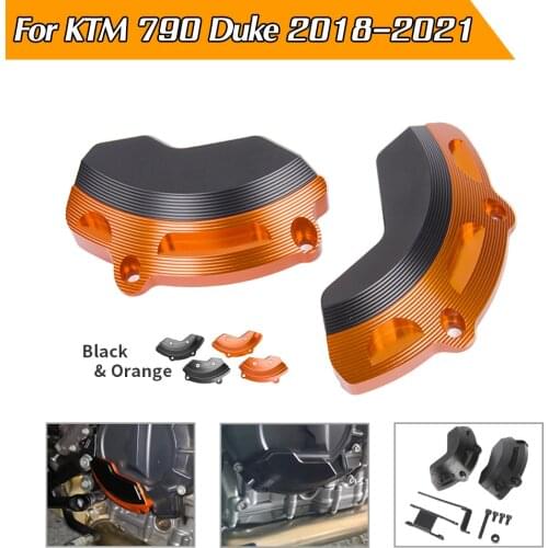 For KTM Duke 790 Frame Slider Engine Guard Stator Case Cover Protector Crash Falling Protection 2018 2019 2020 2021 Accessories