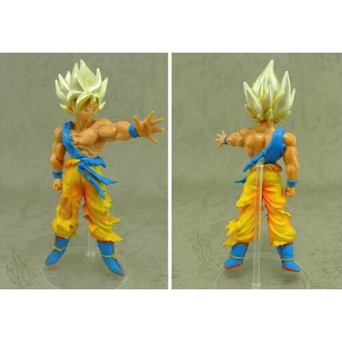 BANDAI Dragon Ball Action Figure HG Gacha10 Bomb Super Son Goku Standing Model Decoration Toy