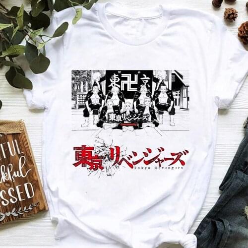 Japanese Anime Tokyo Revengers T Shirt Women Kawaii Harajuku Manga Graphic Tees Anime T-shirt Man Summer Tops Tshirt Female