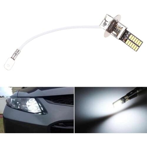 Hot New 6500K 24-SMD HID White H1 LED Replacement Bulbs For Fog Lights Driving Lamp