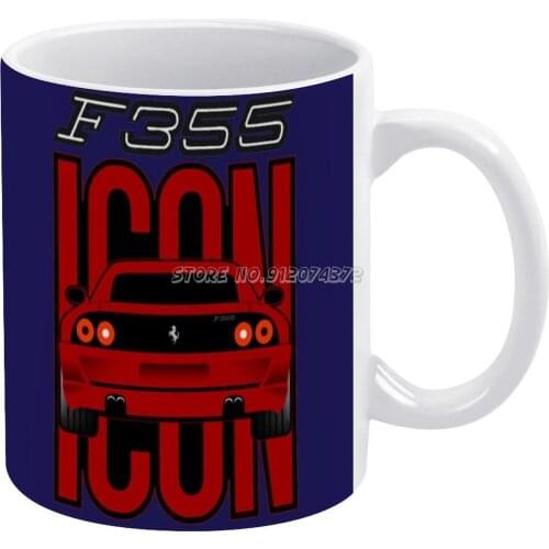 F355 Coffee Mugs Custom Cup Personalized Mug Tea Cup Hot Drink Cup Creative Drinkware Gifts 2018 488 Gtb 2018 Binotto Leclerc Gt