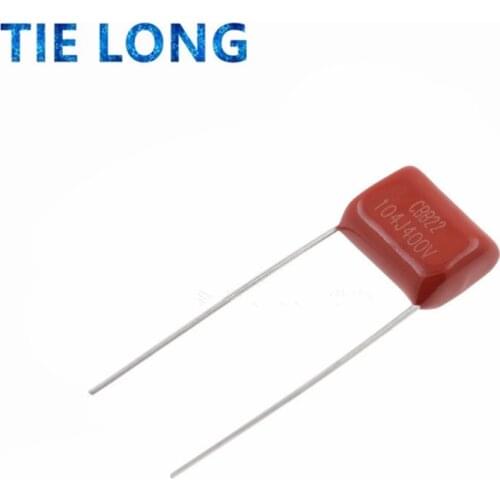10PCS 400V104J Pitch 10mm 0.1UF 100NF 400V 104 CBB Polypropylene film capacitor new