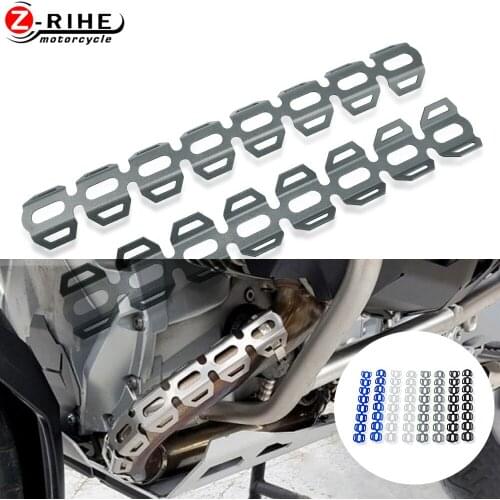 Motorcycle Exhaust Pipe Crash Protector Muffler Heat Shield Guards Cover For BMW R 1200 GS R1200GS LC 2013 2014 2015 2016-2019
