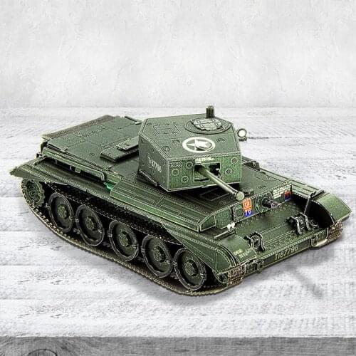 Piececool CROMWELL Tank Model kits 3D metal puzzle laser cutting Jigsaw DIY Toys gift for children