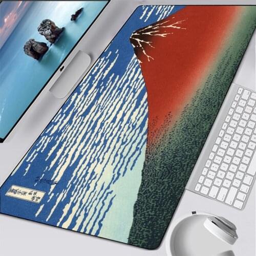 Non- skid Kanagawa Surfing Mouse Pad Gamers XXL Gaming mouse pad Gamer Playing Game Laptop Keyboard Mouse Mats CSGO Mat gift