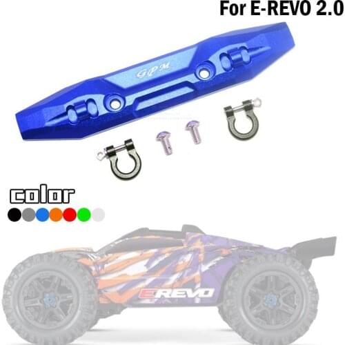 TRAXXAS E-REVO 2.0 86086-4 aluminum alloy front bumper with U-shaped traction hook-5335