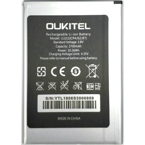 Аккумуляторы для телефонов Oukitel U22 QCKBST China At AliExpress