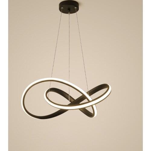 Modern Hanging LED Chandelier Creative Shop Bar Restaurant Kitchen Room Aluminum Remote Control Clothing Store Chandelier