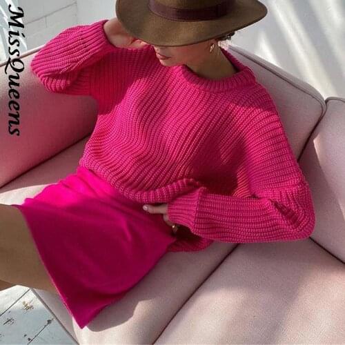 Loose Autumn Sweater Women 2021 New Korean Elegant Knitted Sweater Oversized Warm Female Pullovers Fashion Solid Tops
