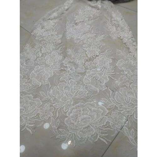 Top quality french lace fabric High quality SYJ-11188 embroidered tulle African lace fabric