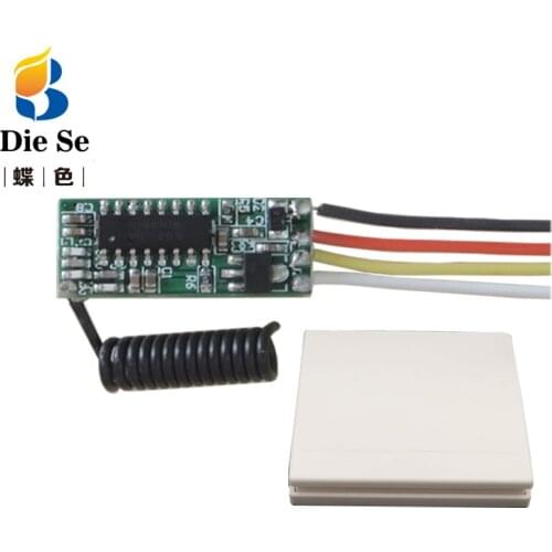 433MHz Universal Wireless Remote Control 5V Receiver Module and Transmitter Remote Control RF Switch for Light Controller DIY