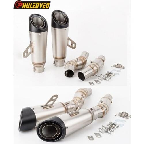 Motorcycle Exhaust System Link Pipe for 2010-2020 Z1000 Z1000SX Exhaust Muffler Link Pipe Connect Mid Pipe for Z1000SX Z 1000