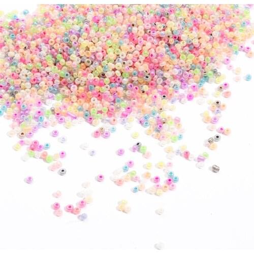 15g Colorful 500-1000Pcs 2 3mm Crystal Round Bead Czech Glass Seed Spacer Beads DIY Jewelry Girls Making Necklace Bracelet